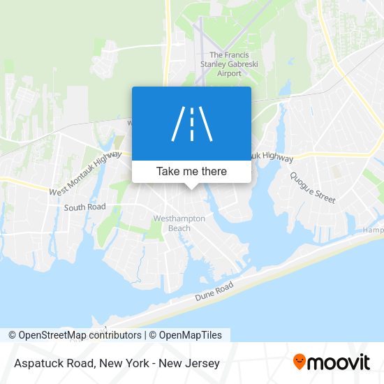 Aspatuck Road map