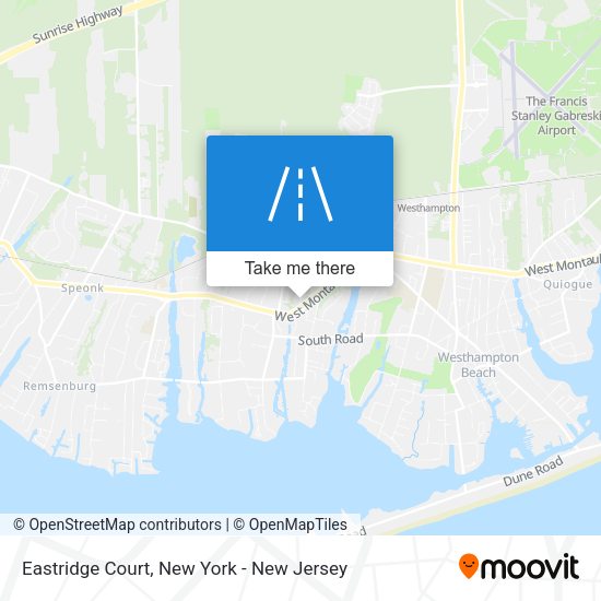 Mapa de Eastridge Court