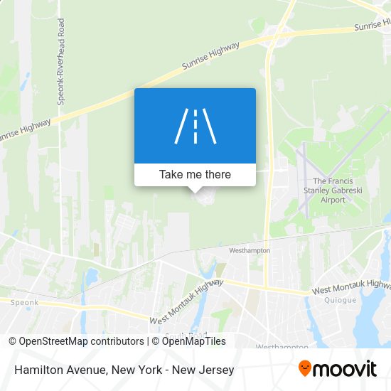 Mapa de Hamilton Avenue