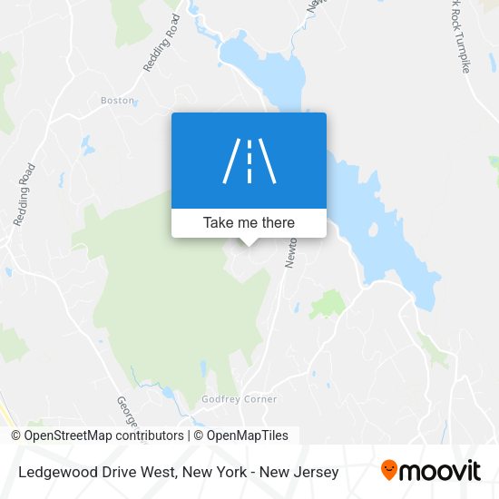 Mapa de Ledgewood Drive West