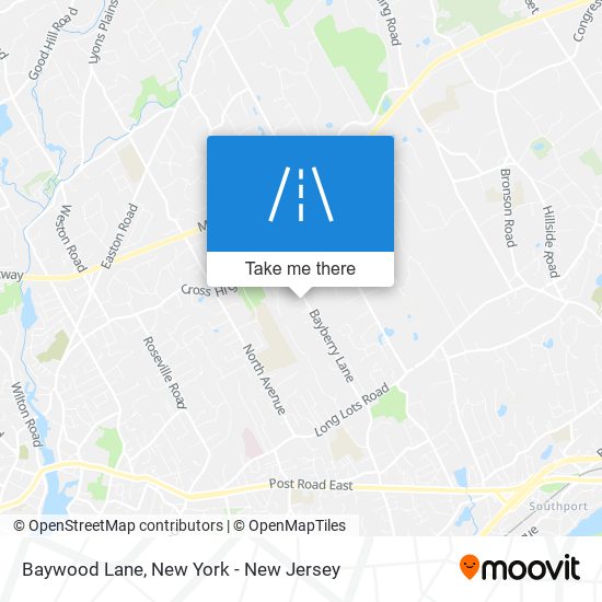 Baywood Lane map