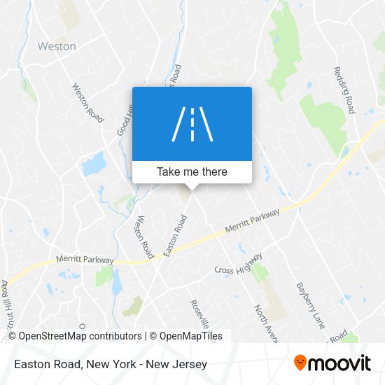 Easton Road map