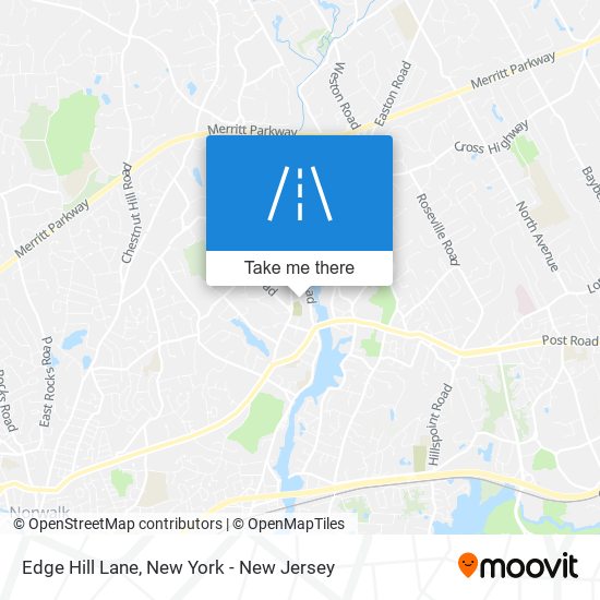 Edge Hill Lane map