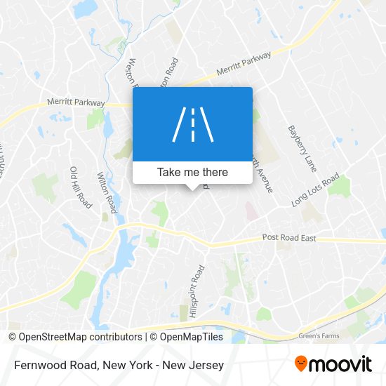 Mapa de Fernwood Road