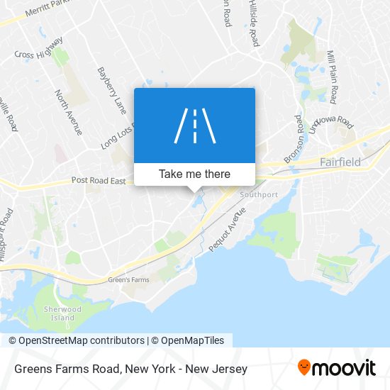 Mapa de Greens Farms Road