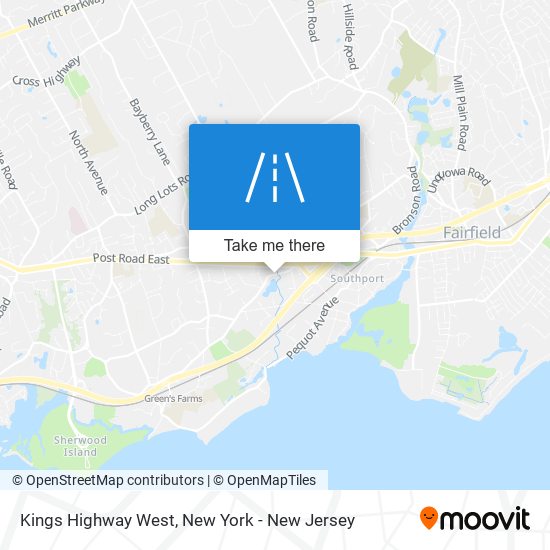 Kings Highway West map