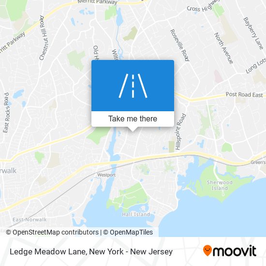 Ledge Meadow Lane map