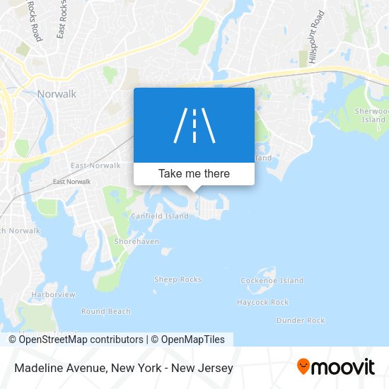 Mapa de Madeline Avenue