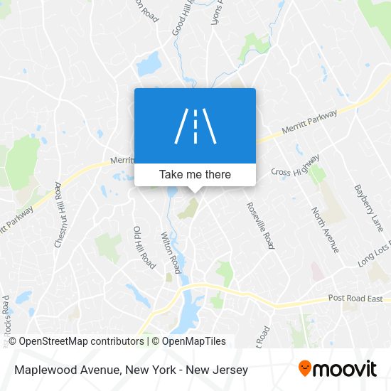 Mapa de Maplewood Avenue