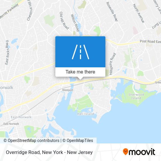 Mapa de Overridge Road