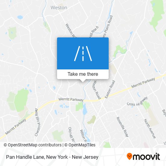 Pan Handle Lane map