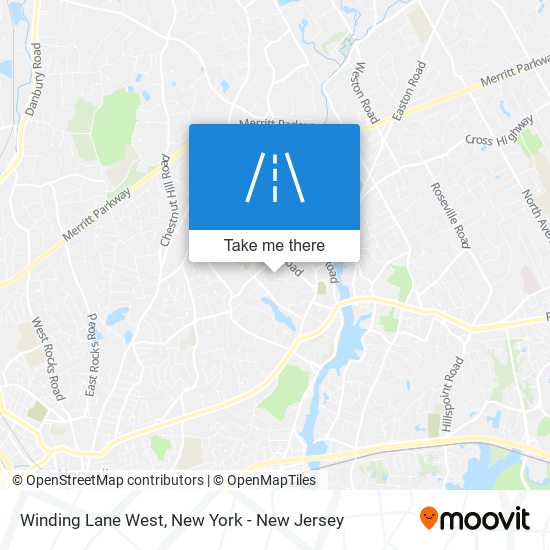 Winding Lane West map