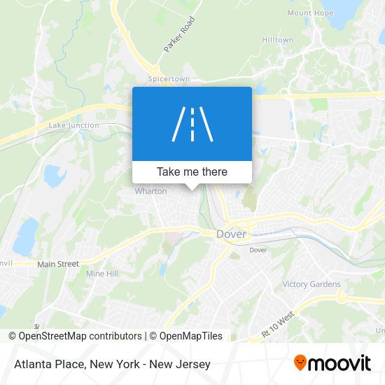 Mapa de Atlanta Place