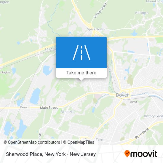 Mapa de Sherwood Place