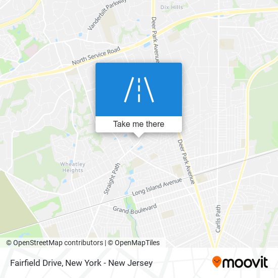 Fairfield Drive map