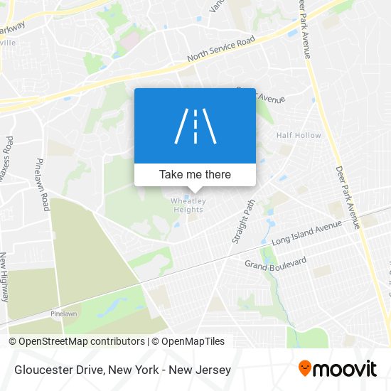 Gloucester Drive map