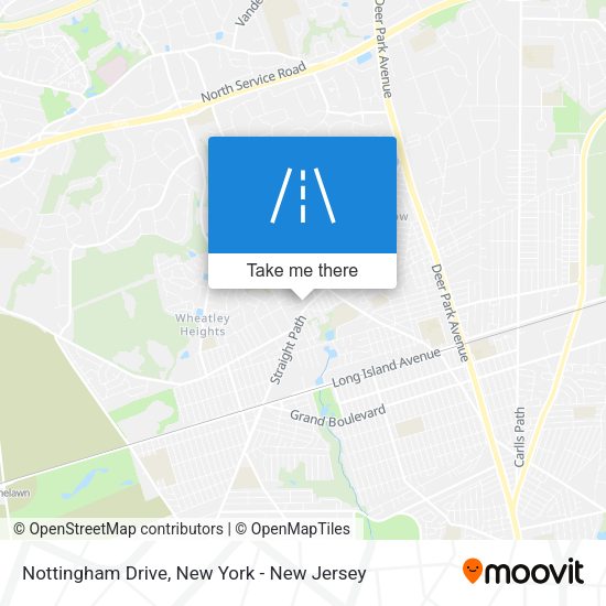 Mapa de Nottingham Drive