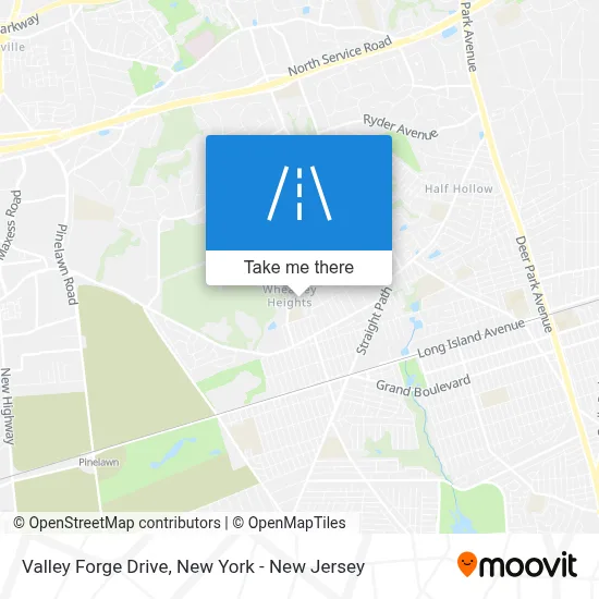 Valley Forge Drive map