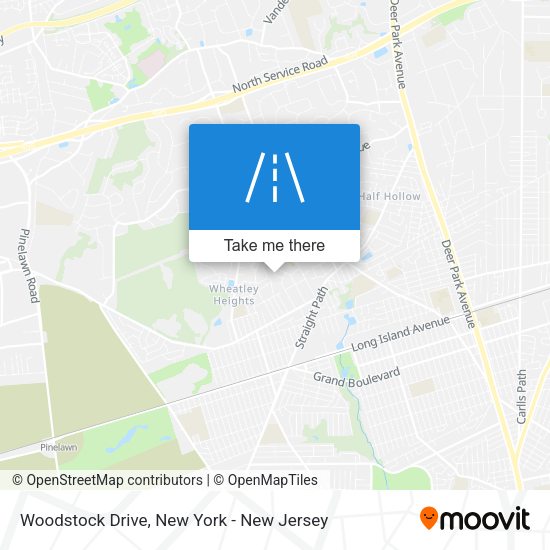 Woodstock Drive map