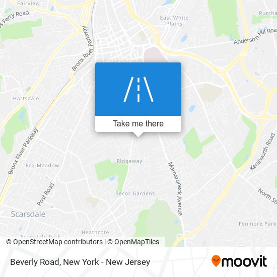 Beverly Road map