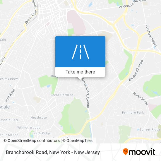 Branchbrook Road map