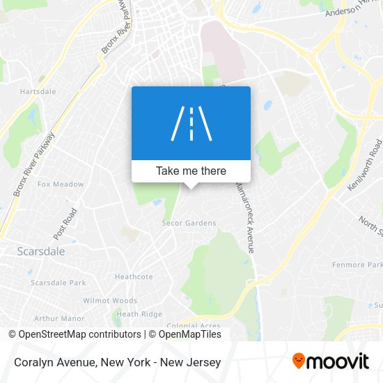 Mapa de Coralyn Avenue