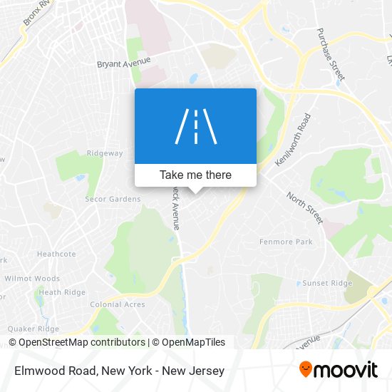 Elmwood Road map