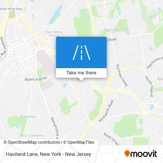 Mapa de Haviland Lane
