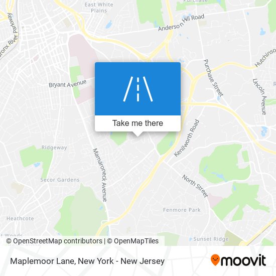 Mapa de Maplemoor Lane