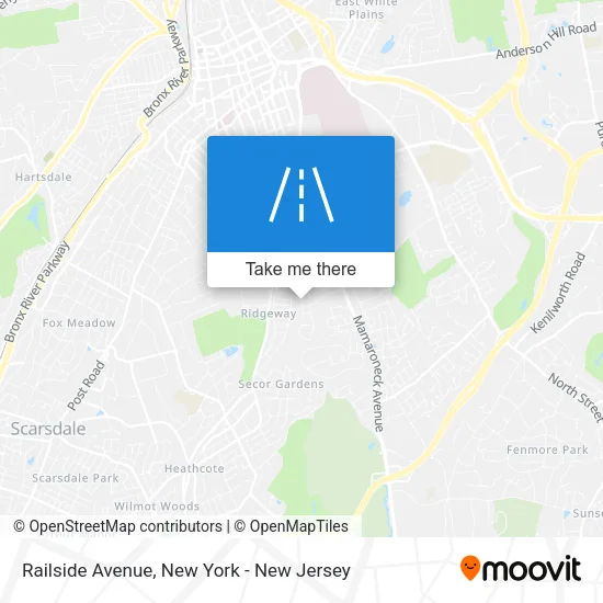 Mapa de Railside Avenue