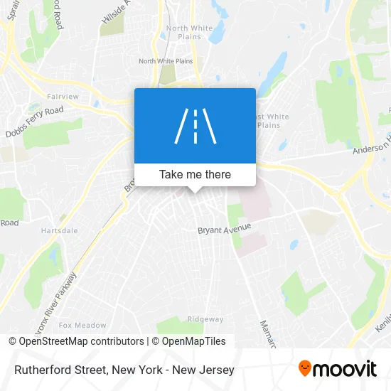 Rutherford Street map