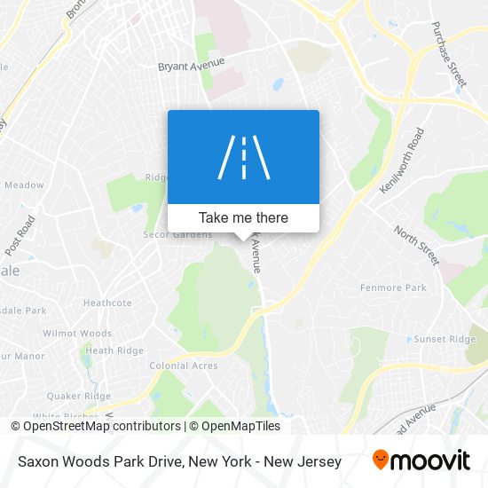 Saxon Woods Park Drive map