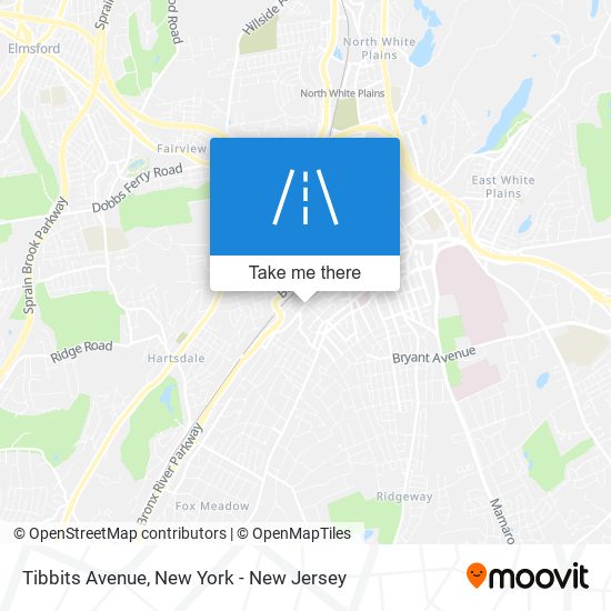 Tibbits Avenue map