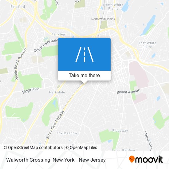 Walworth Crossing map