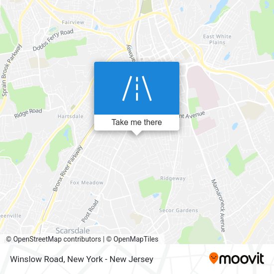 Mapa de Winslow Road