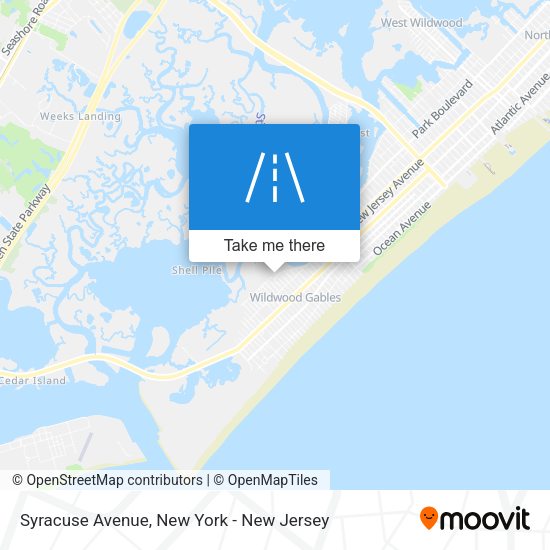 Mapa de Syracuse Avenue