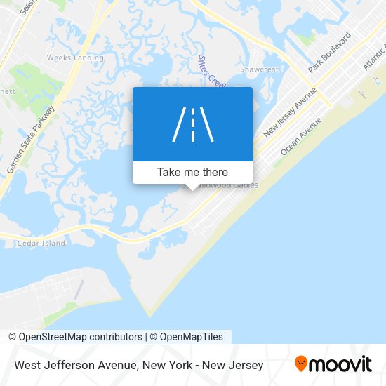 West Jefferson Avenue map