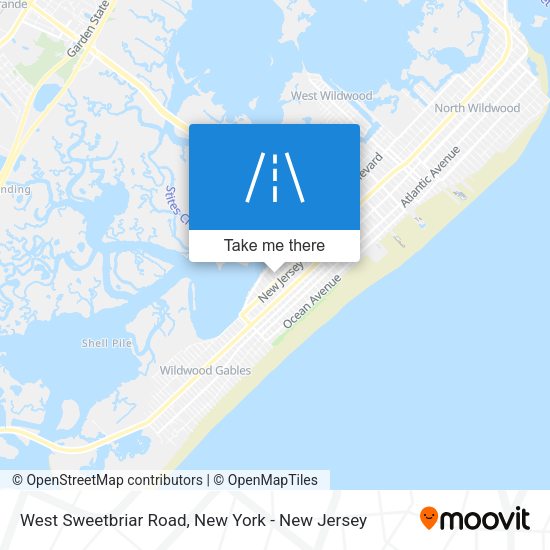 Mapa de West Sweetbriar Road