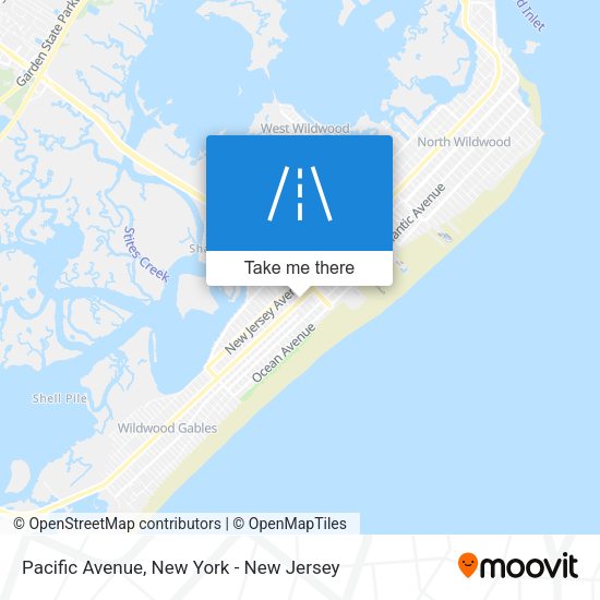 Mapa de Pacific Avenue