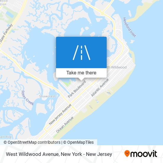 Mapa de West Wildwood Avenue