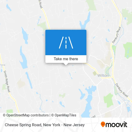 Cheese Spring Road map