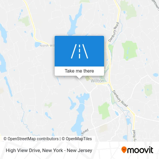 High View Drive map