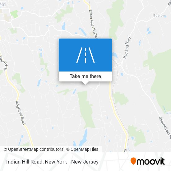 Indian Hill Road map