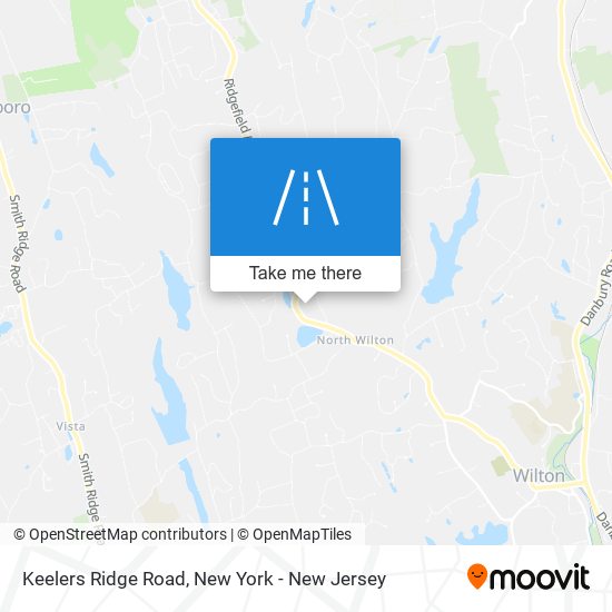 Keelers Ridge Road map