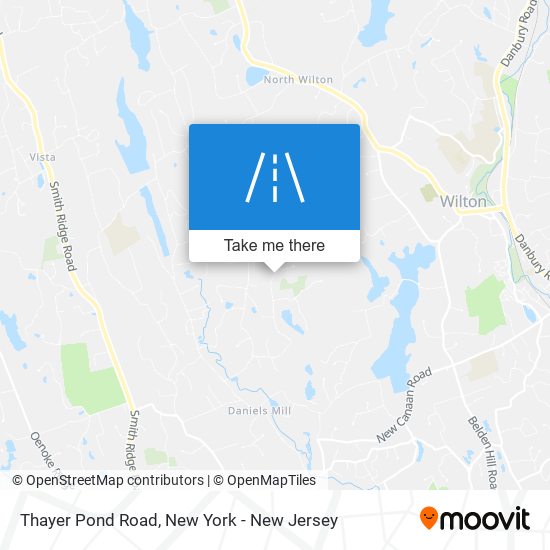 Thayer Pond Road map