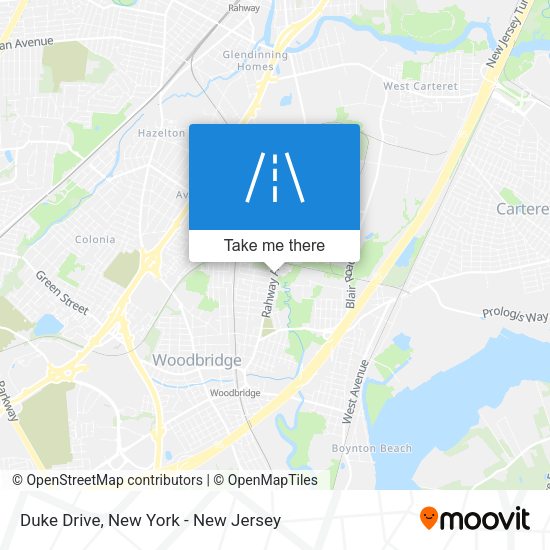 Duke Drive map