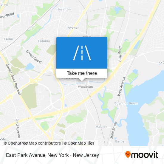 Mapa de East Park Avenue