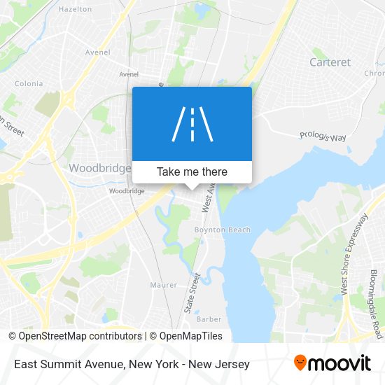 Mapa de East Summit Avenue