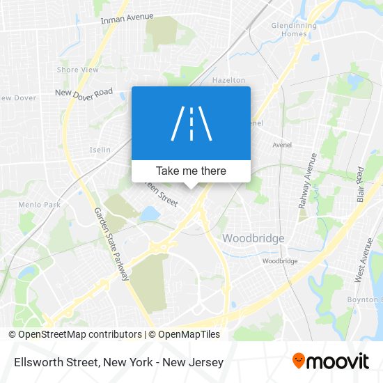 Ellsworth Street map