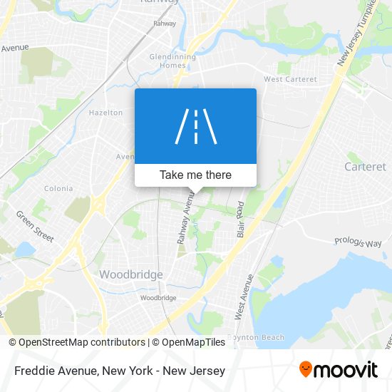 Mapa de Freddie Avenue